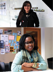 Sydney Kopp-Richardson (top)was one of the first voices for Undoing Racism coming to The New School as a student senator. Faith Nunley (bottom) was also a key supporter of the workshop.