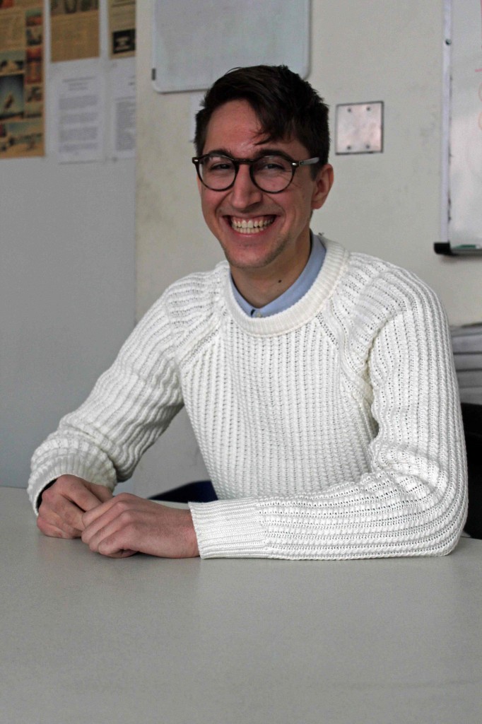 James Jesperson, a Lang student who identifies as gender-nonconforming. Photo by: Francia Sandoval