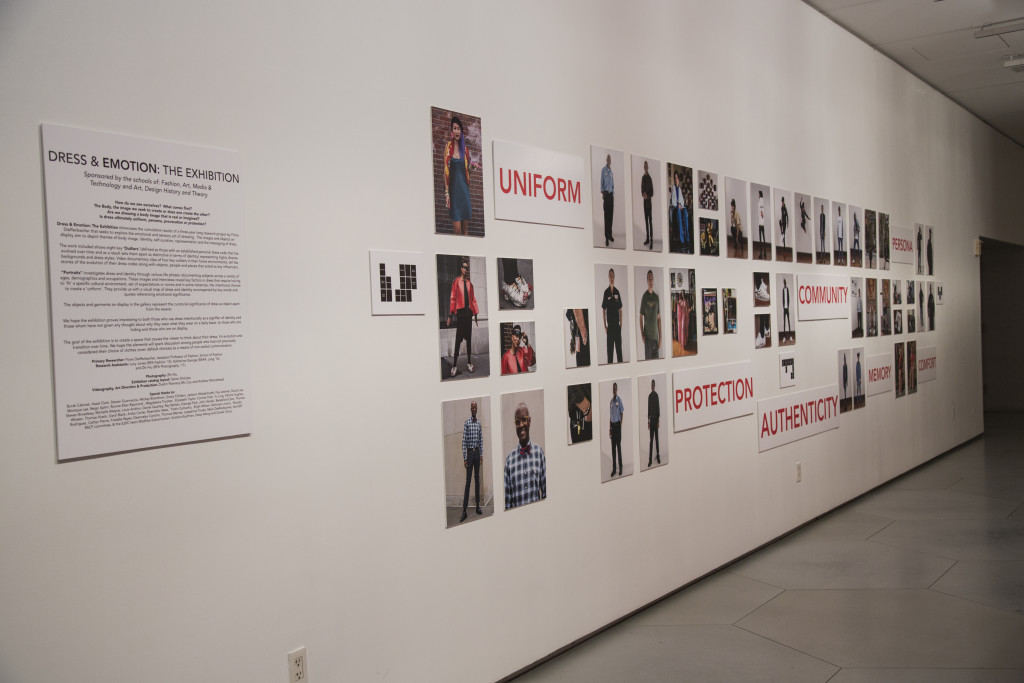 One component of the exhibition was the 'profiles', which featured a range of people including New School Security Guards. 