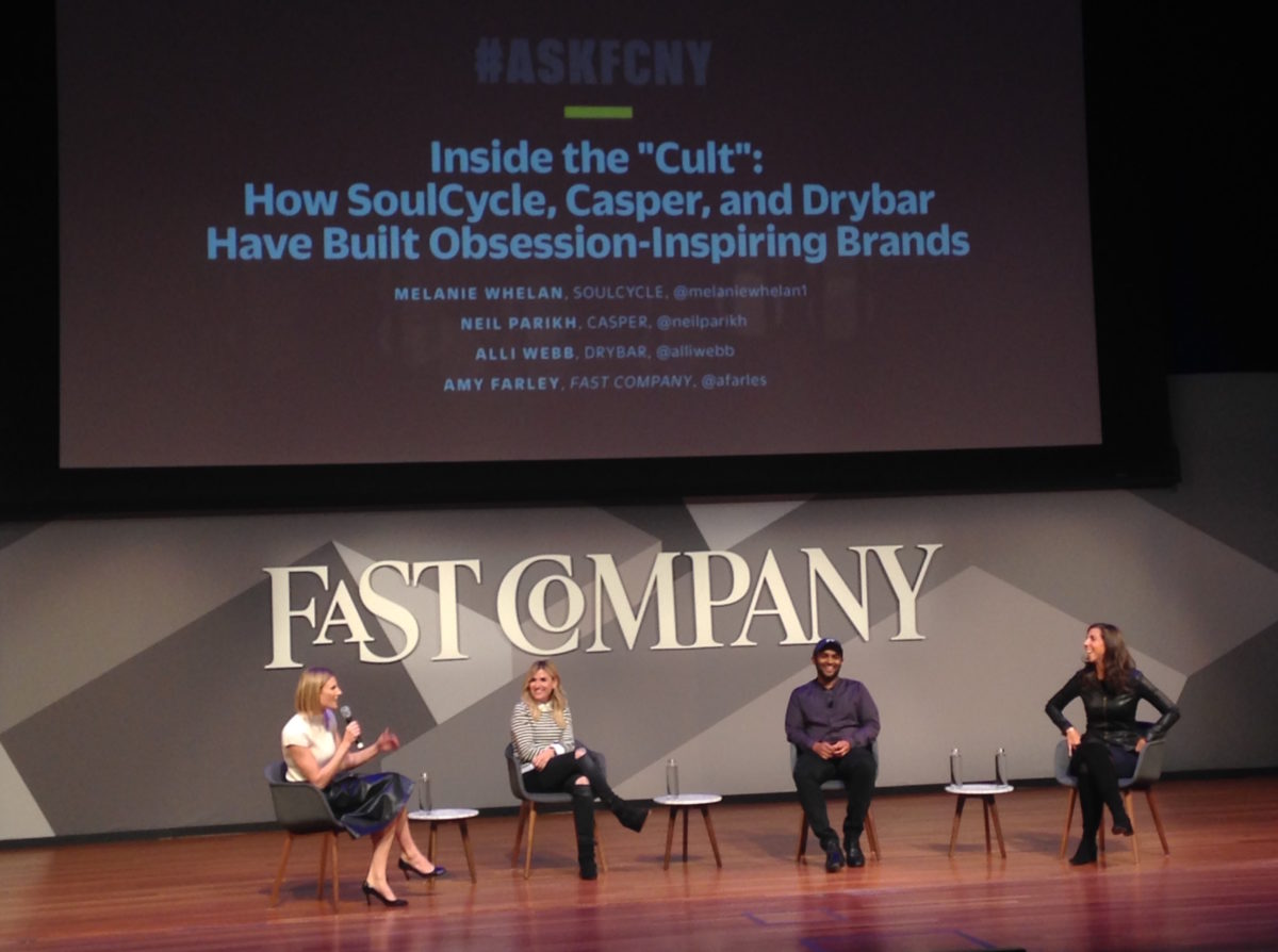 (From left: Amy Farley, Alli Webb, Neil Parikh, and Melanie Whelan pinpoint the secrets of their cult brands’ success.