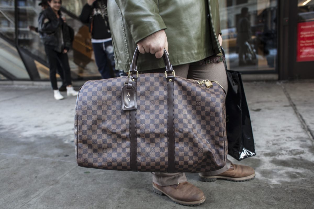 LOUIS VUITTON Damier Ebene Keepall Bandouliere 45 | FASHIONPHILE