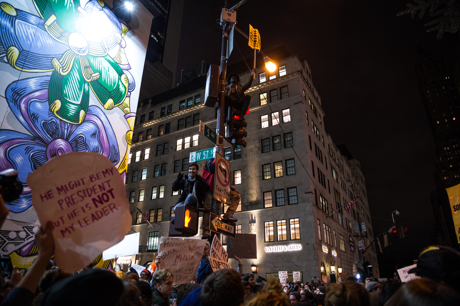 Watch Thousands March To Trump Tower In Protest Of Donald Trump