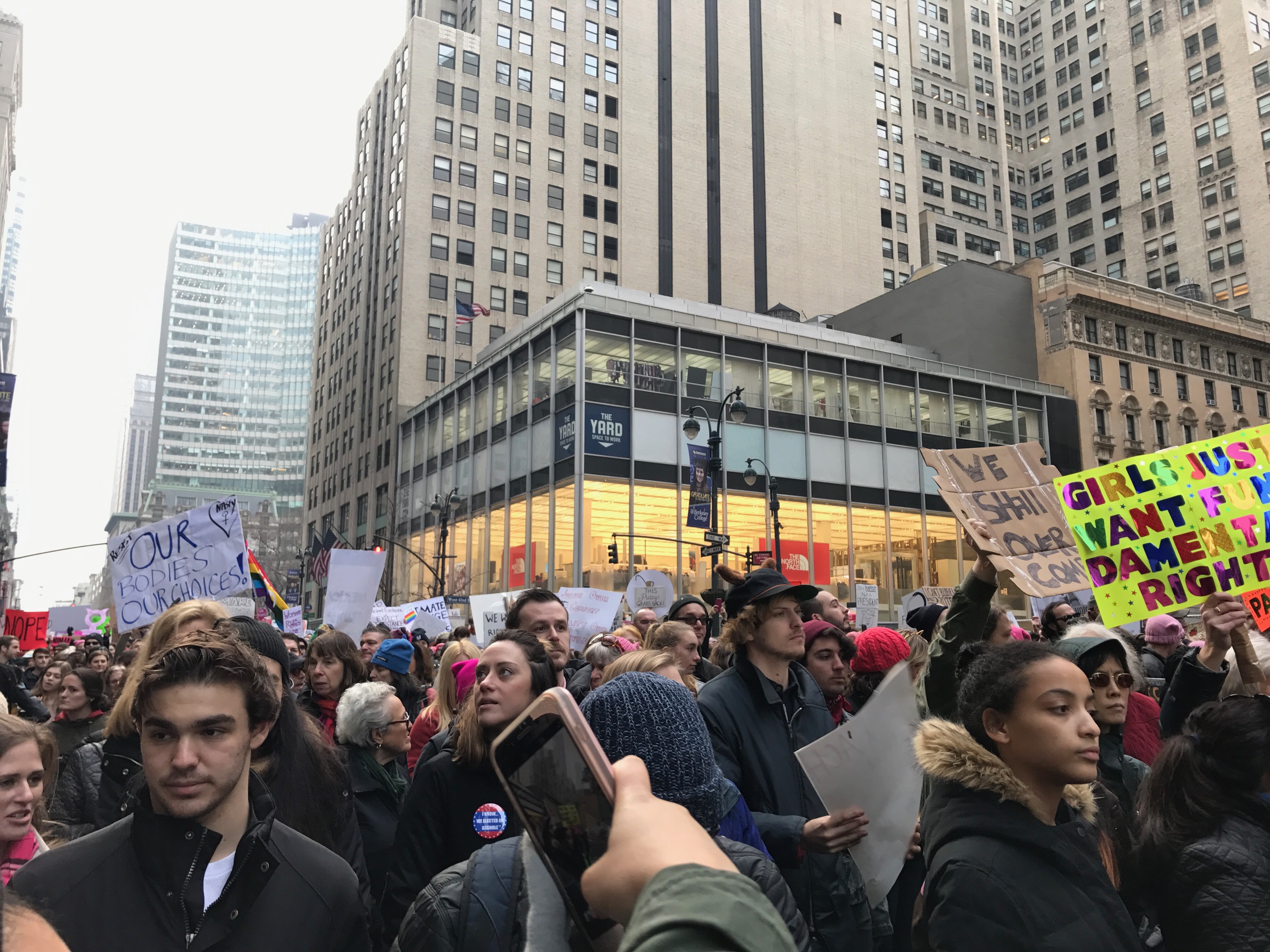 Women’s March In New York Was A Slow, Peaceful Demonstration Of Democracy