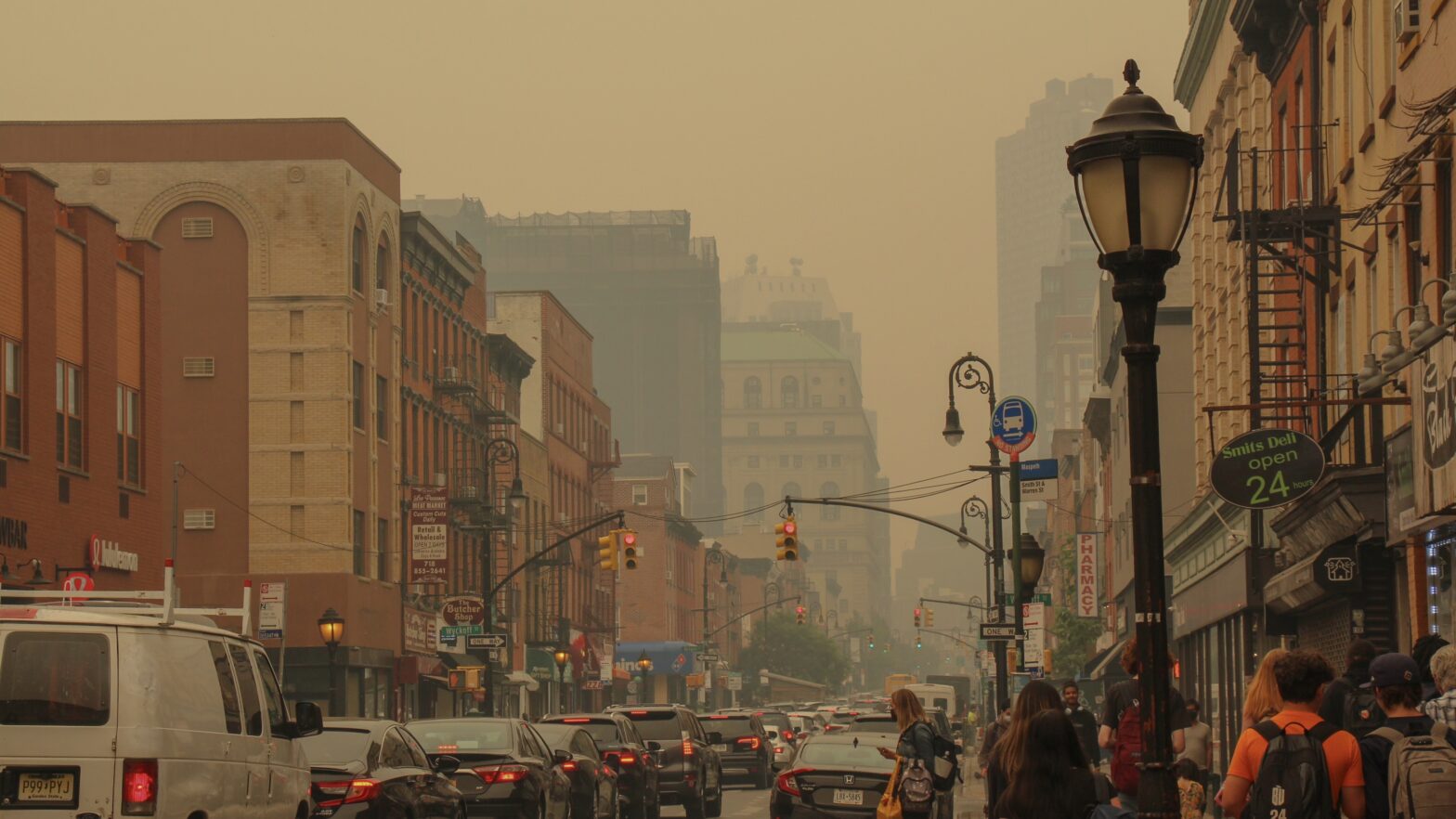 Smoke caused by Canadian wildfires leads to hazardous air quality for NYC residents
