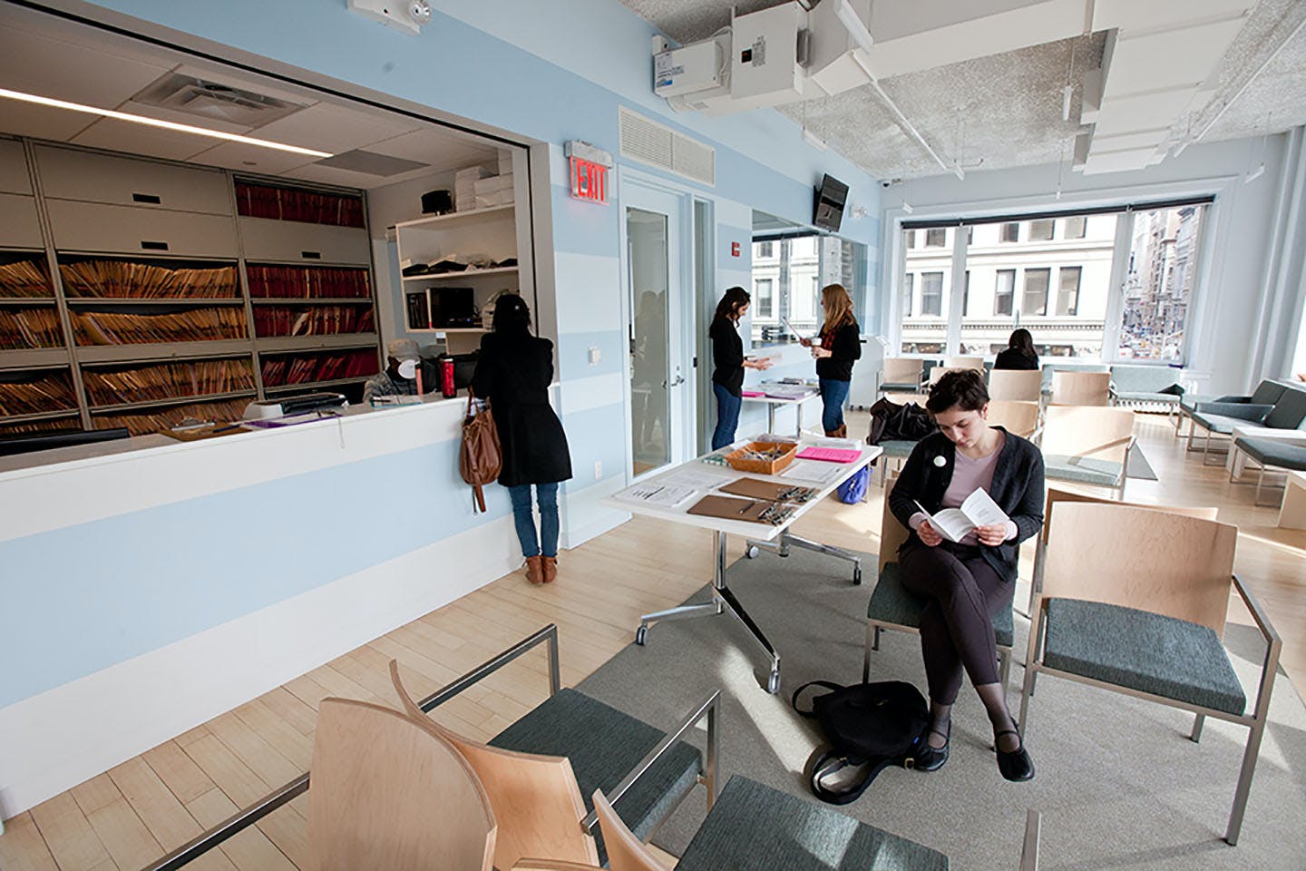 A photograph of the Student Health Services office at The New School