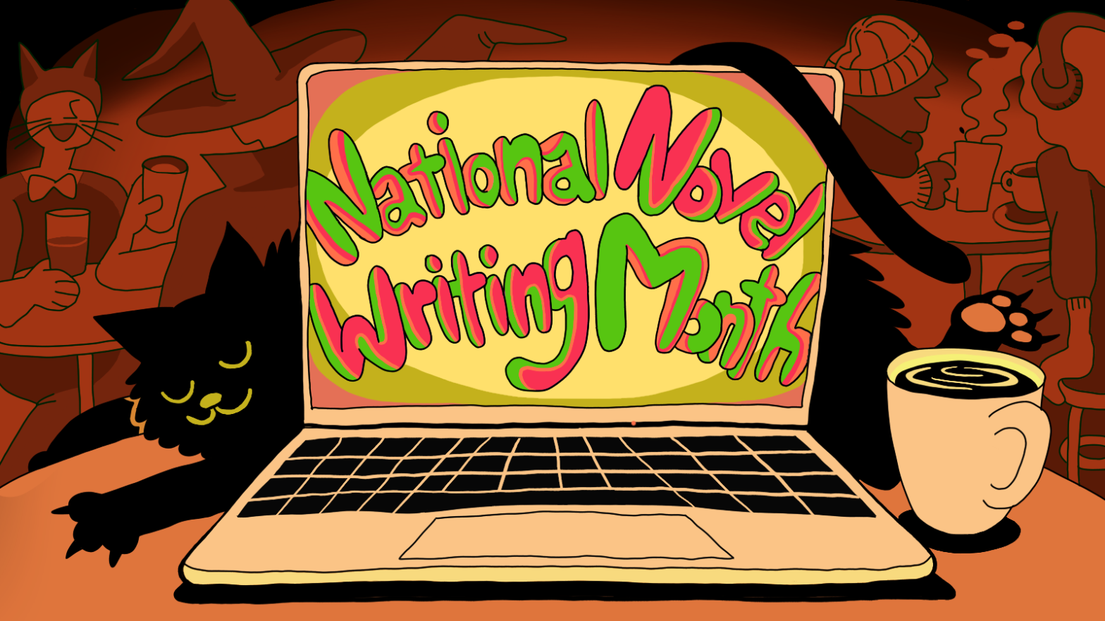 Writes & Bites: Black Cat LES and revising 50,000 words after 30 days of writing