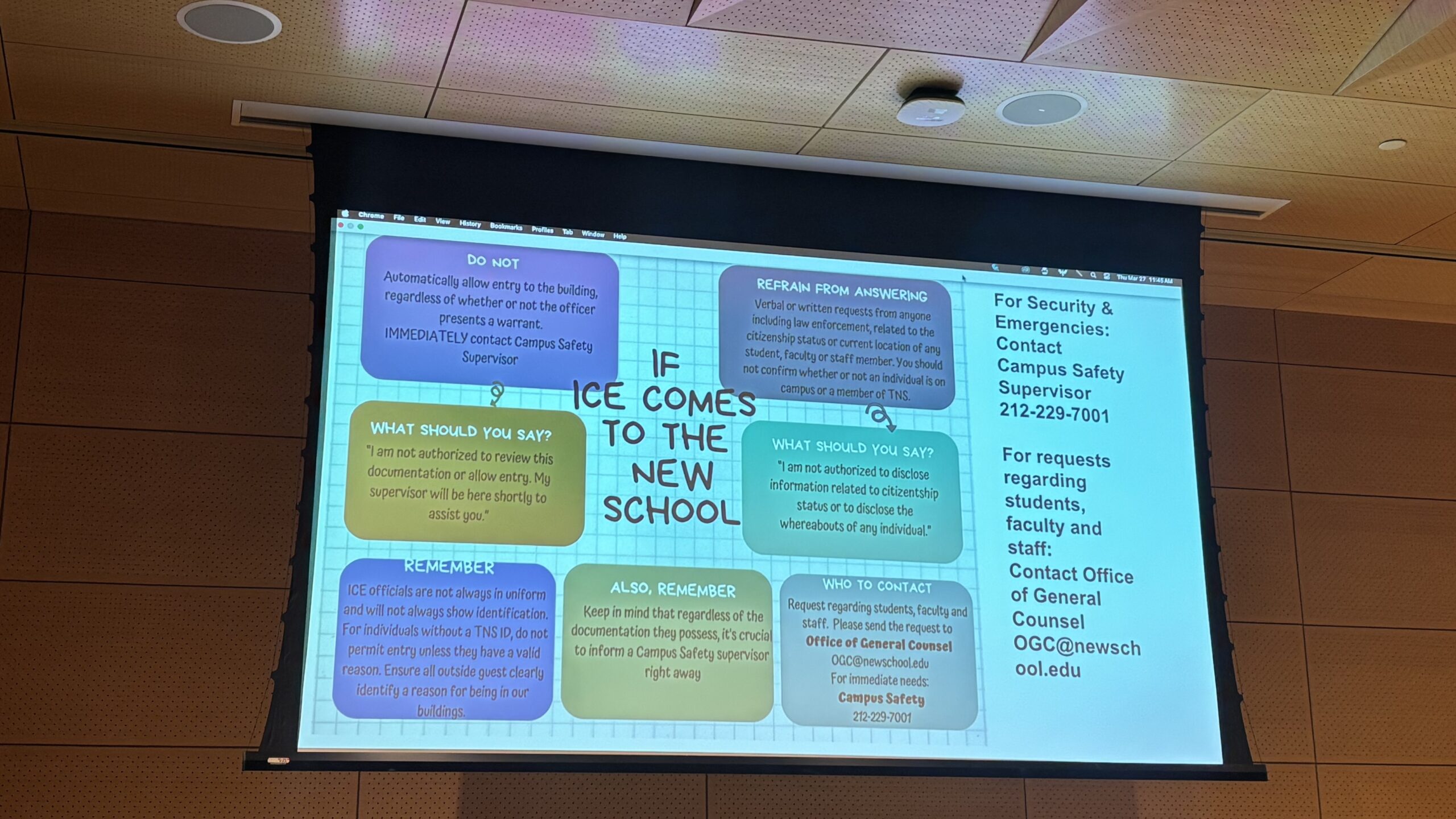 A New School Professor wants everyone to know these rights