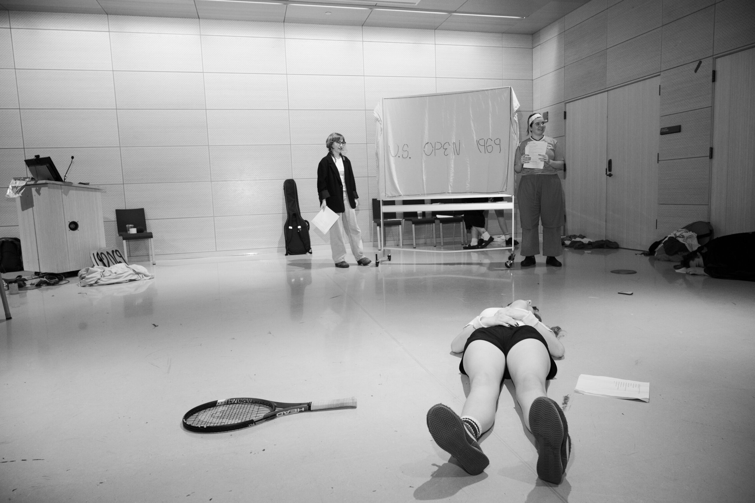 Tennis, tunes, and cold brew: Inside Mother Figure Comedy Collective’s 24-hour musical