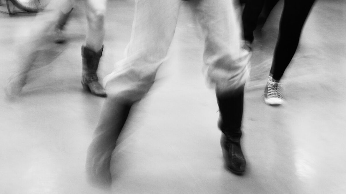 Concrete Cowboys club members dancing. Photo by Lauren Schafer