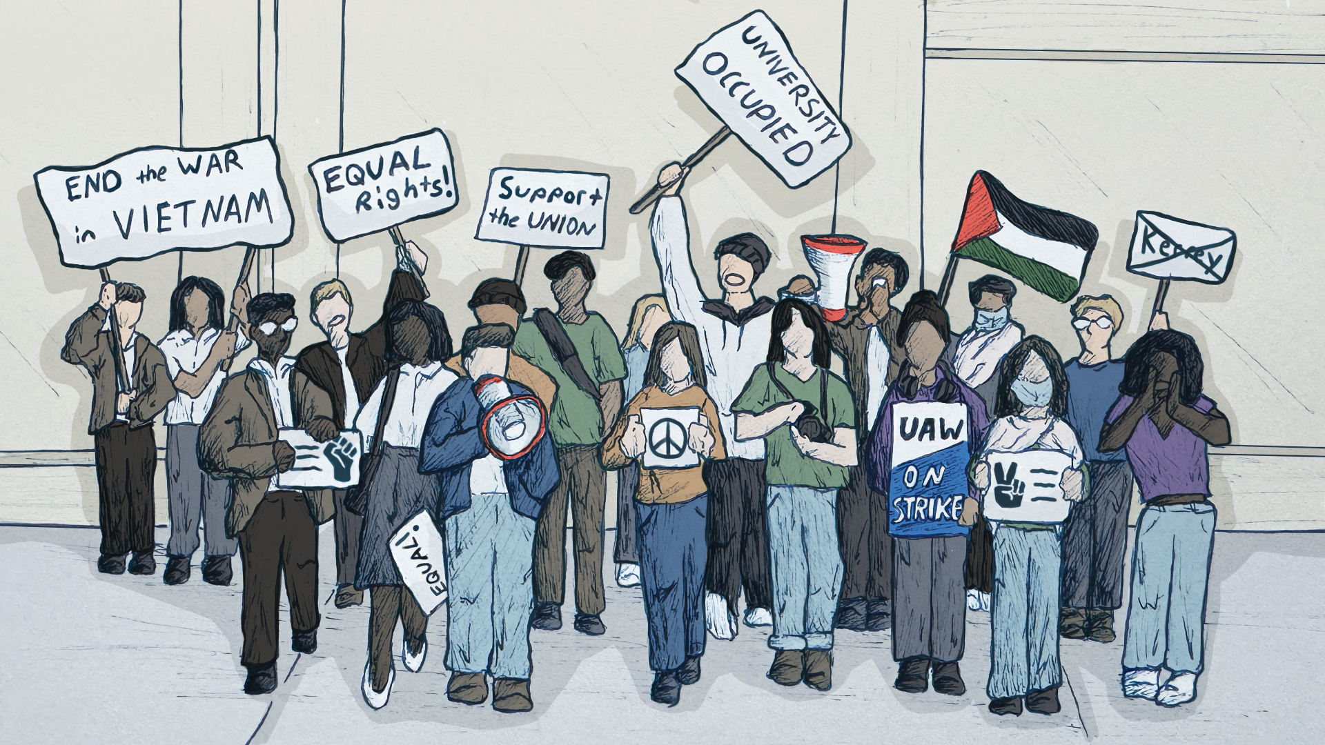 A history of protest at The New School 